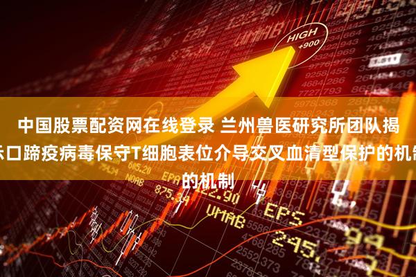中国股票配资网在线登录 兰州兽医研究所团队揭示口蹄疫病毒保守T细胞表位介导交叉血清型保护的机制